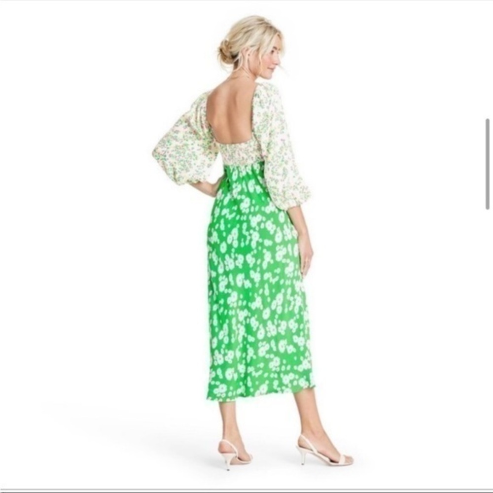Target Rixo Green Daisy Dress Size 8